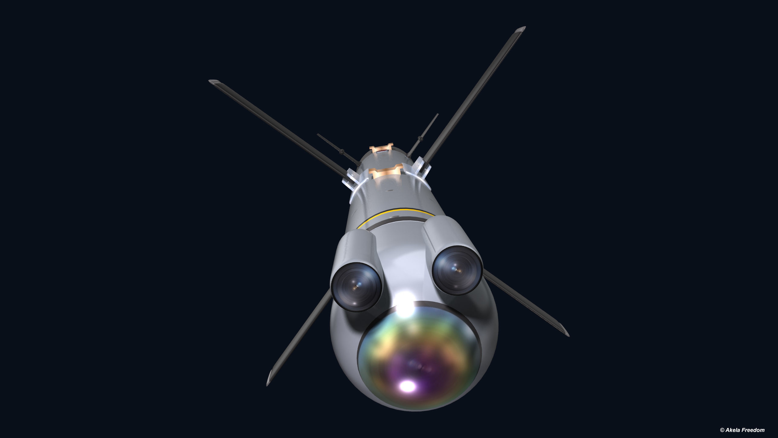 Akeron LP Missile 3D model_9