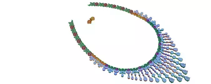 necklaces necklace in shape of flower