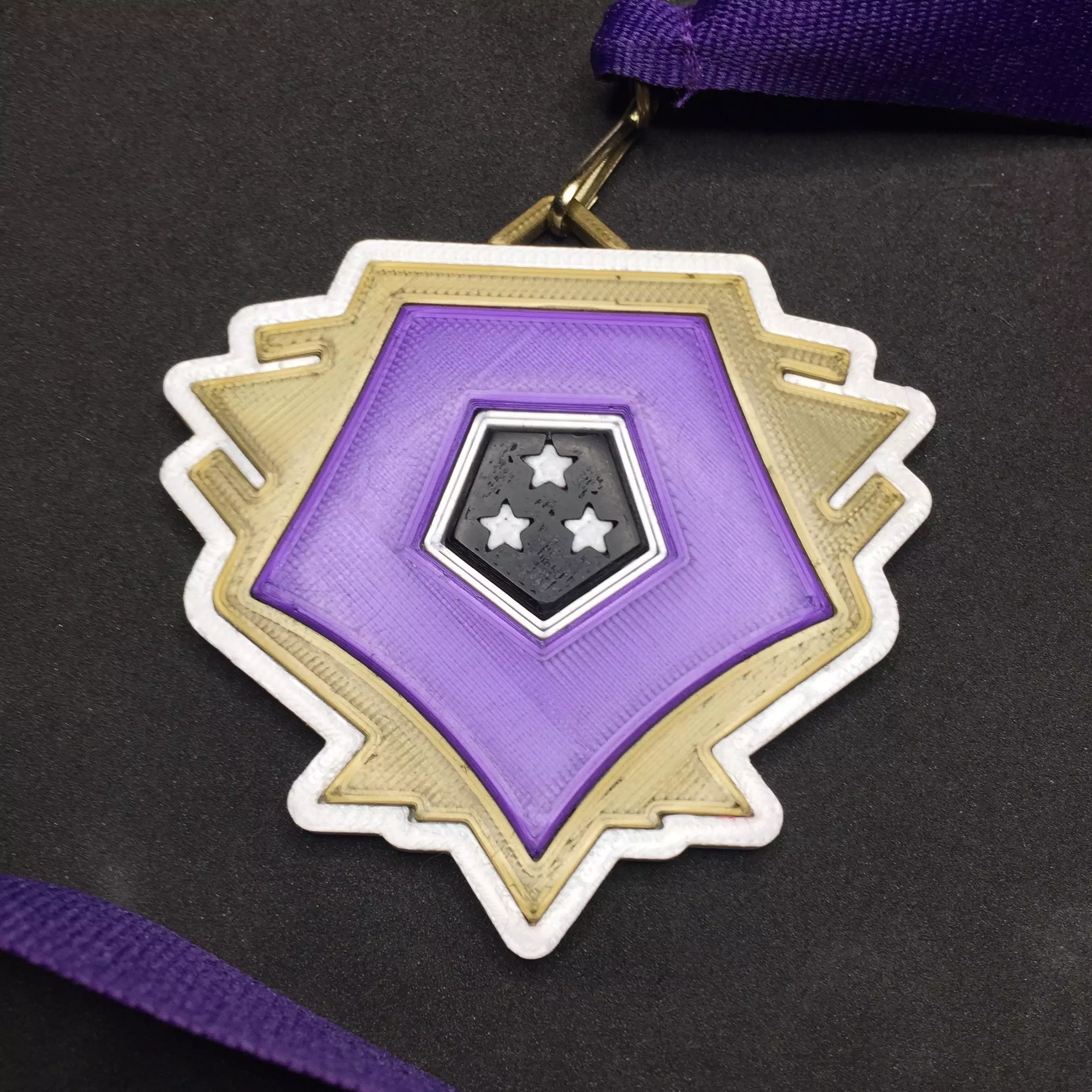 Halo Infinite Onyx Rank Medal 3D print model_0