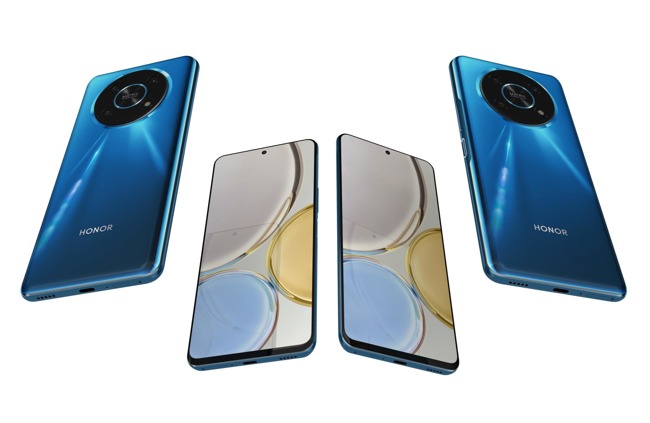 Honor Magic4 Lite 5G All Colors Low-poly 3D model_18