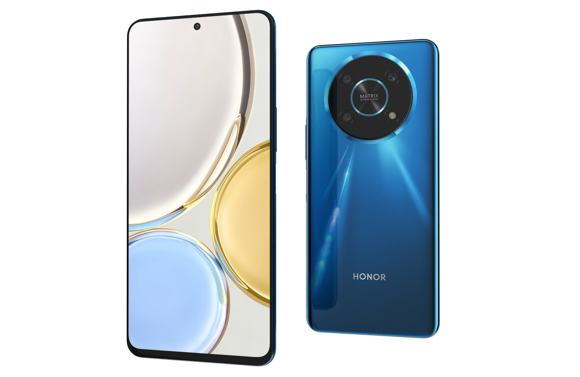 Honor Magic4 Lite 5G All Colors Low-poly 3D model_21