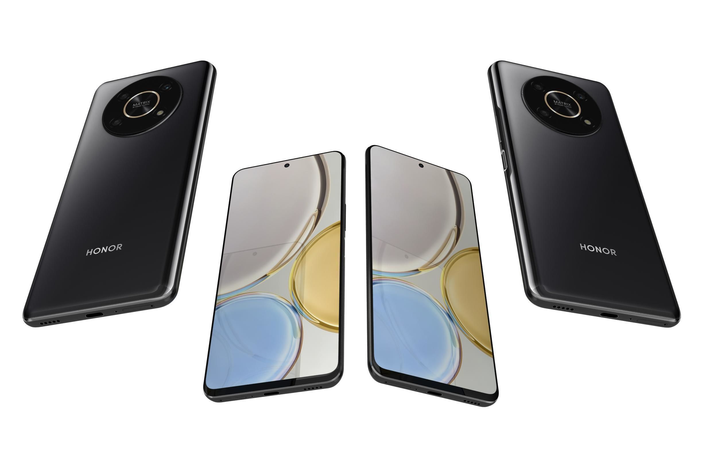 Honor Magic4 Lite 5G All Colors Low-poly 3D model_16