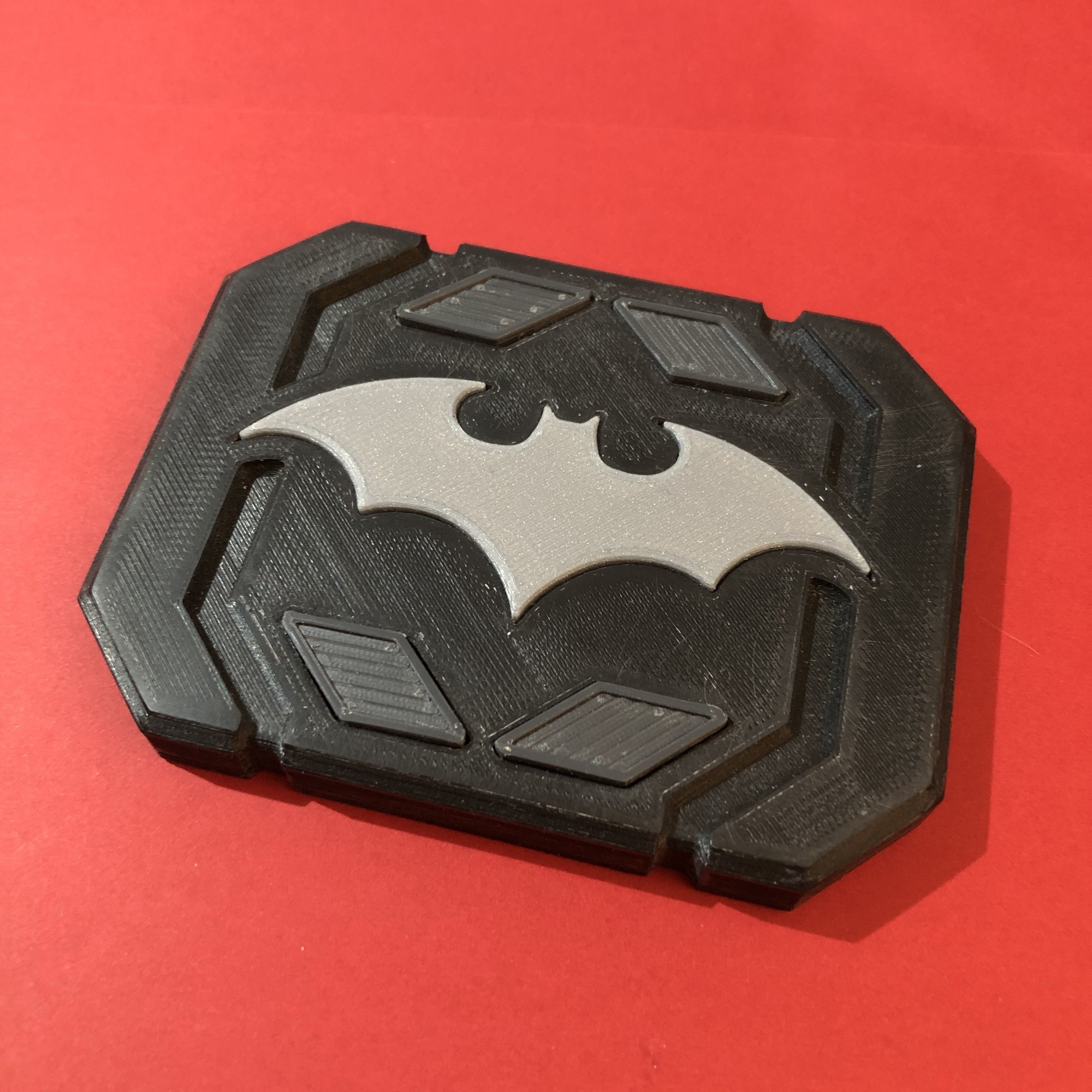 Batman Emblem Pendant and Presentation Box 3D print model_6
