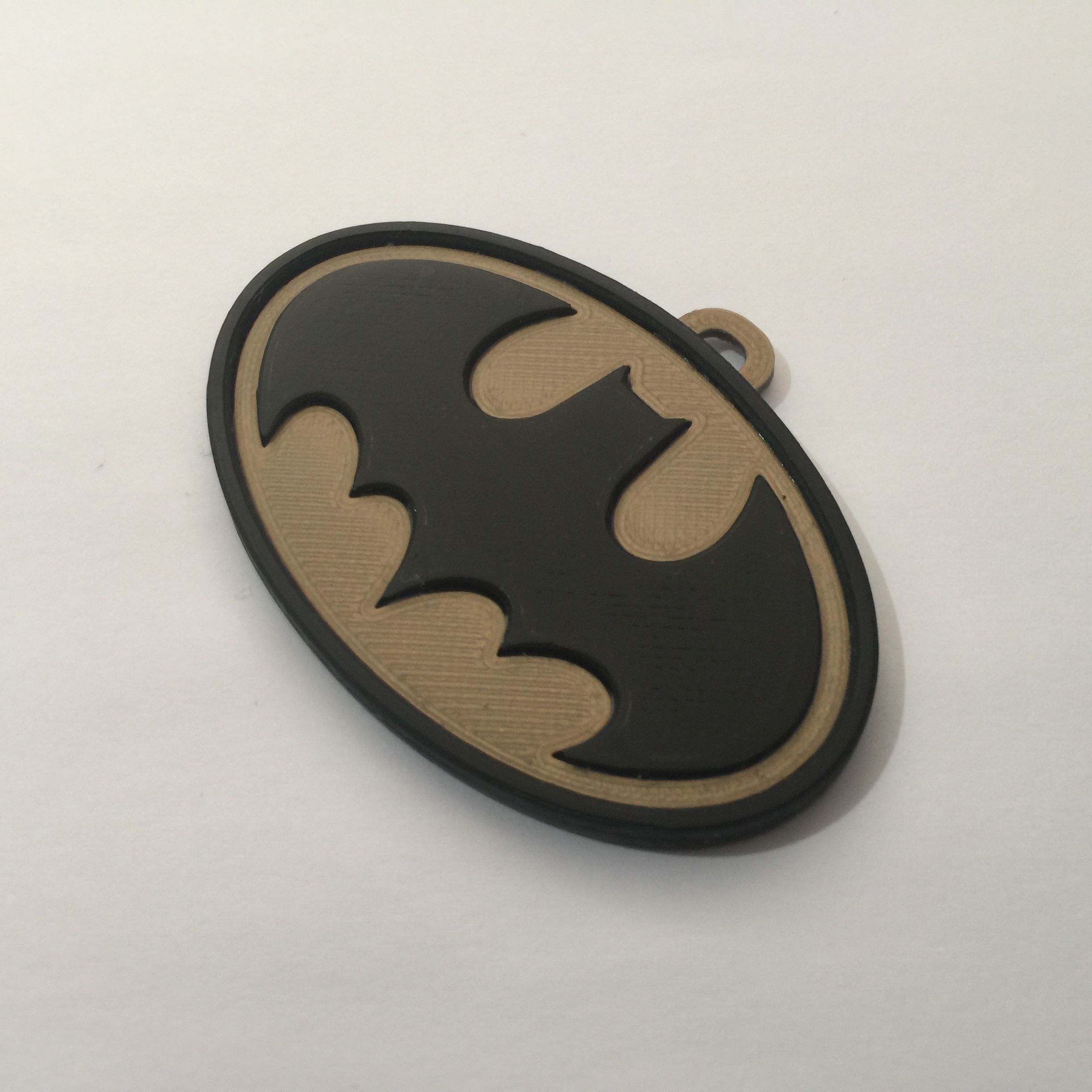 Batman Emblem Pendant and Presentation Box 3D print model_2