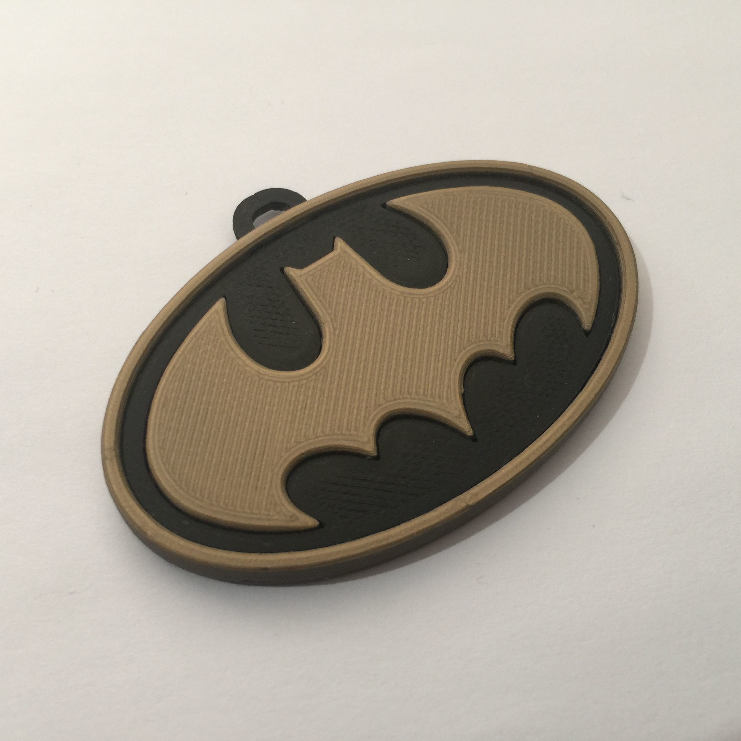 Batman Emblem Pendant and Presentation Box 3D print model_4