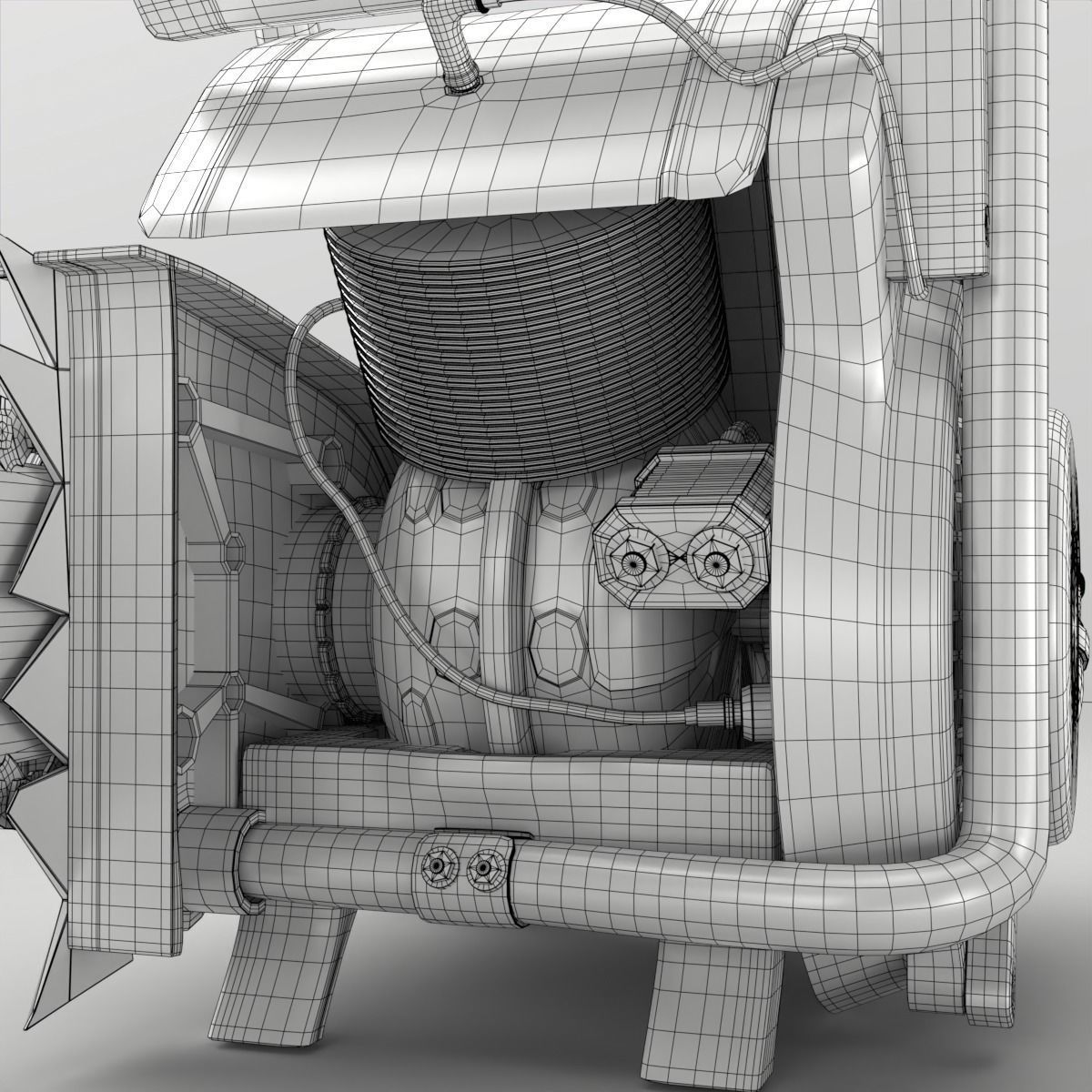 OldChainsaw Pbr chainsaw 3D model_19