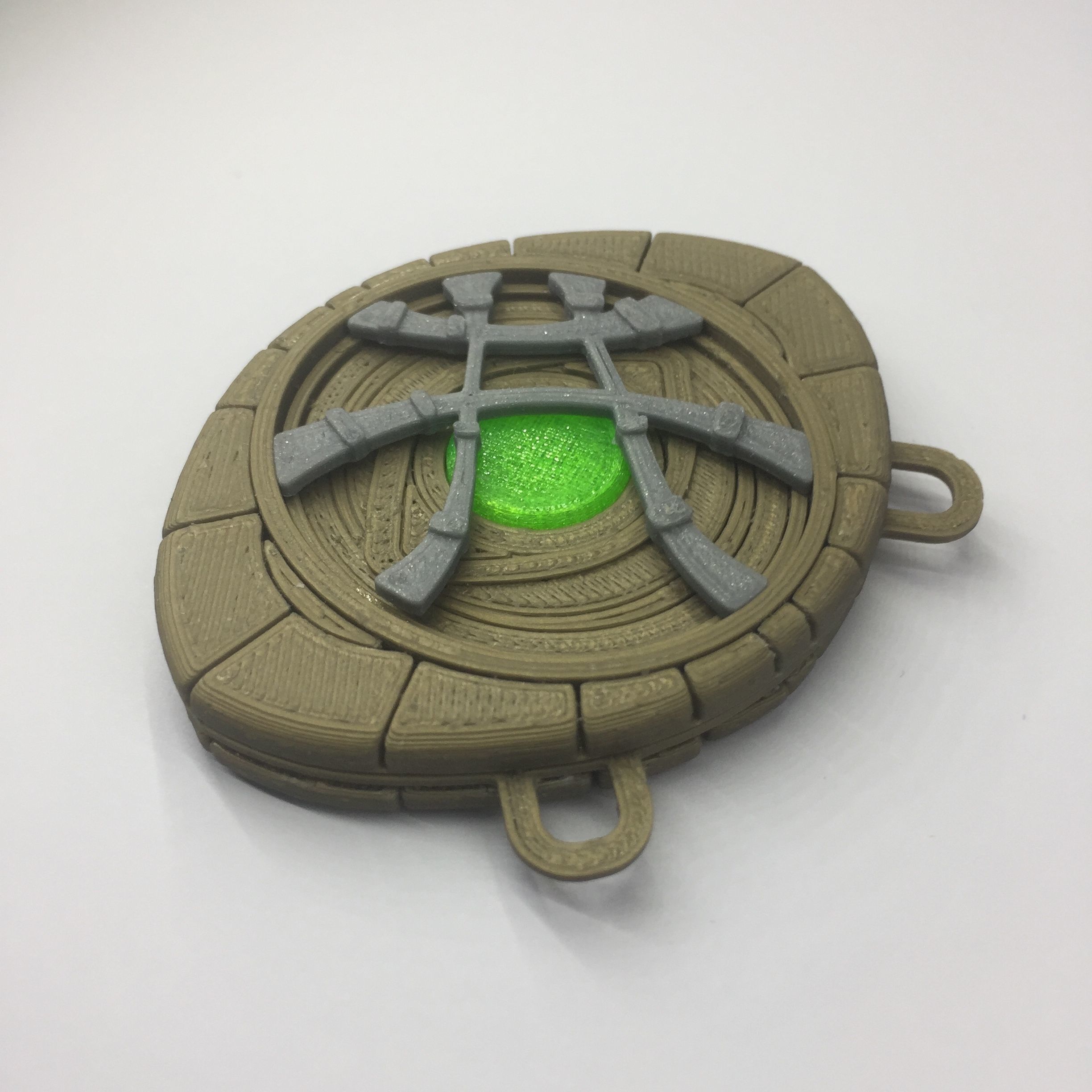 Doctor Strange Eye of Agamotto Pendant and Presentation Box 3D print model_4