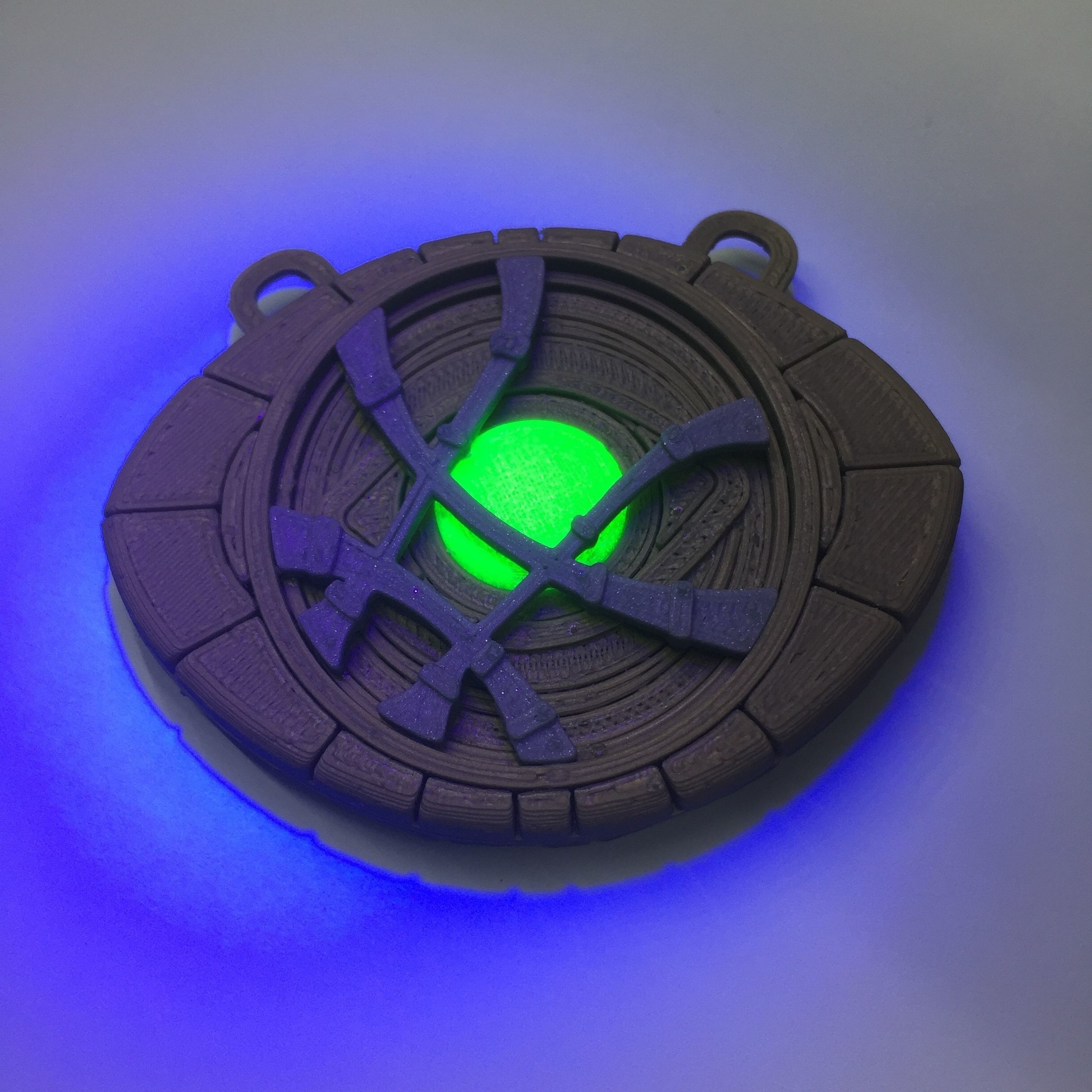 Doctor Strange Eye of Agamotto Pendant and Presentation Box 3D print model_6