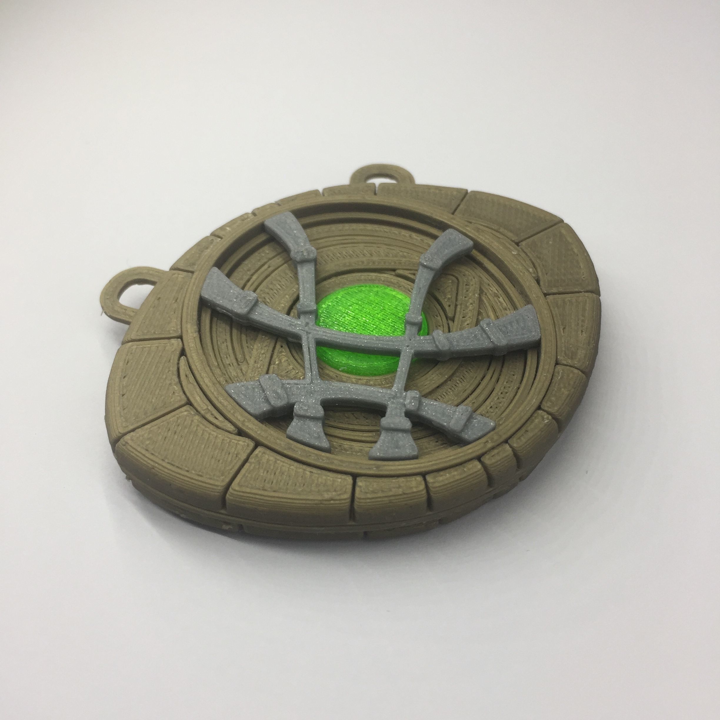 Doctor Strange Eye of Agamotto Pendant and Presentation Box 3D print model_2