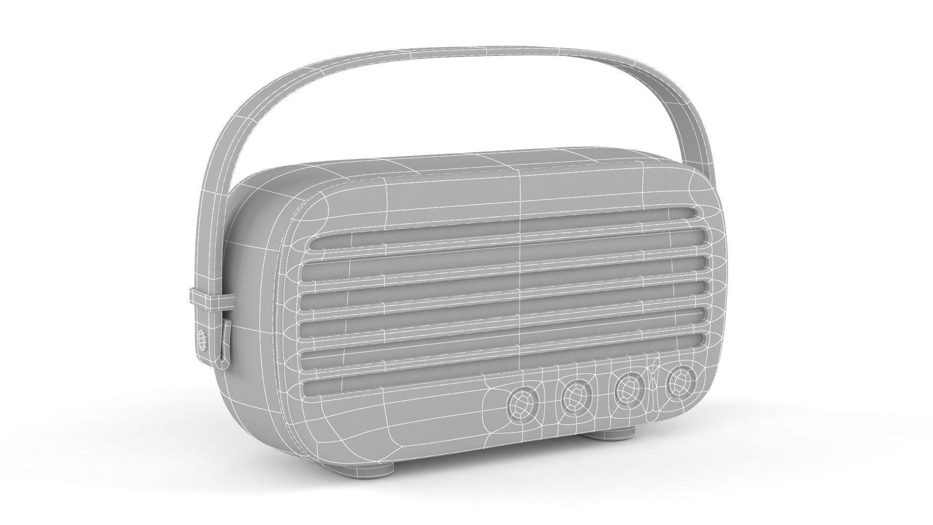 Portable Speaker 3D model_11