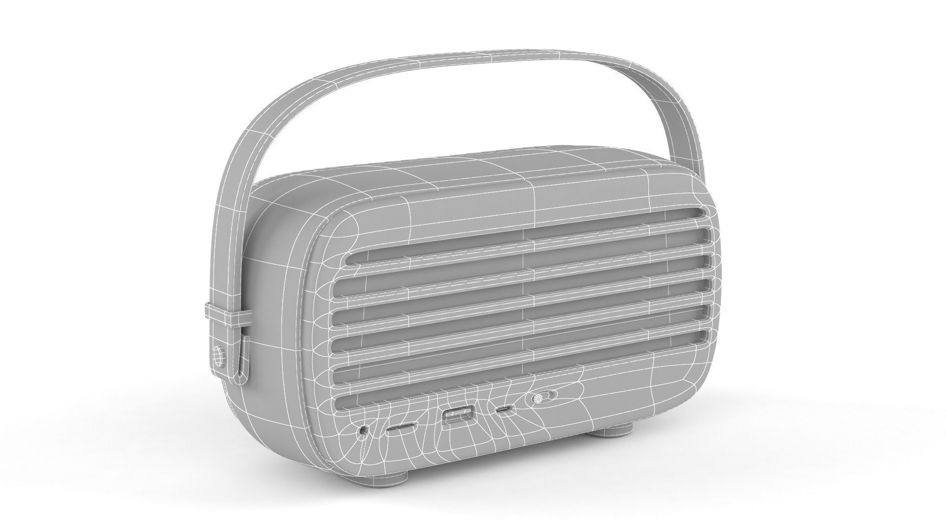 Portable Speaker 3D model_9