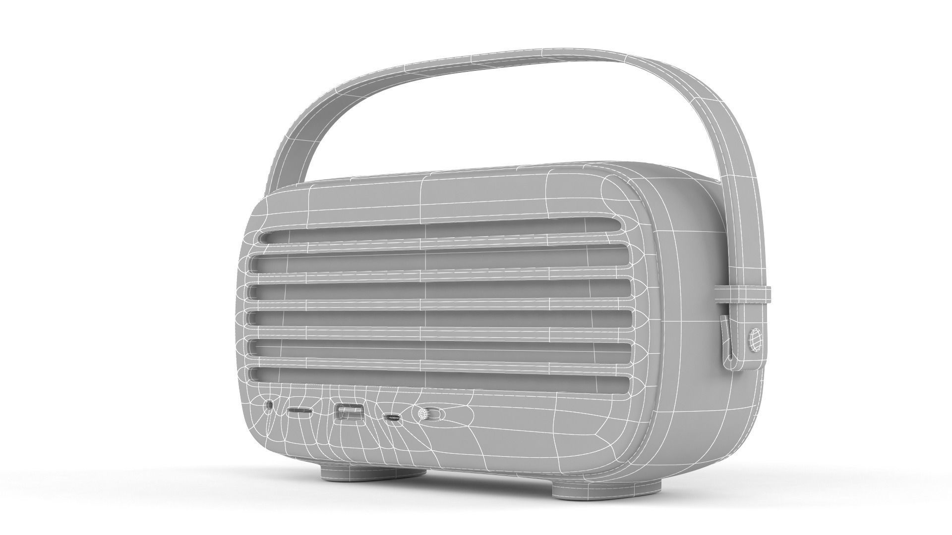 Portable Speaker 3D model_10