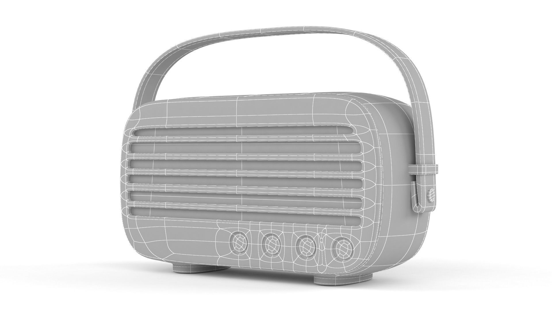Portable Speaker 3D model_6
