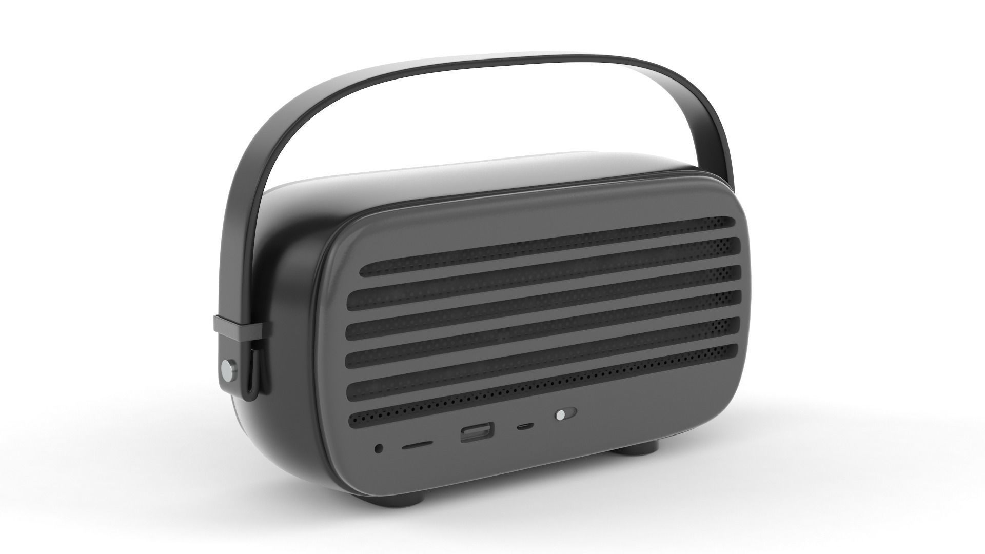 Portable Speaker 3D model_3