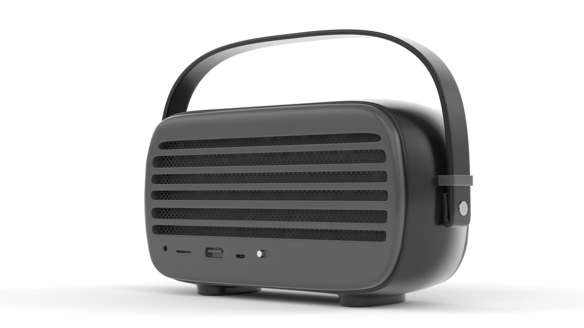Portable Speaker 3D model_4