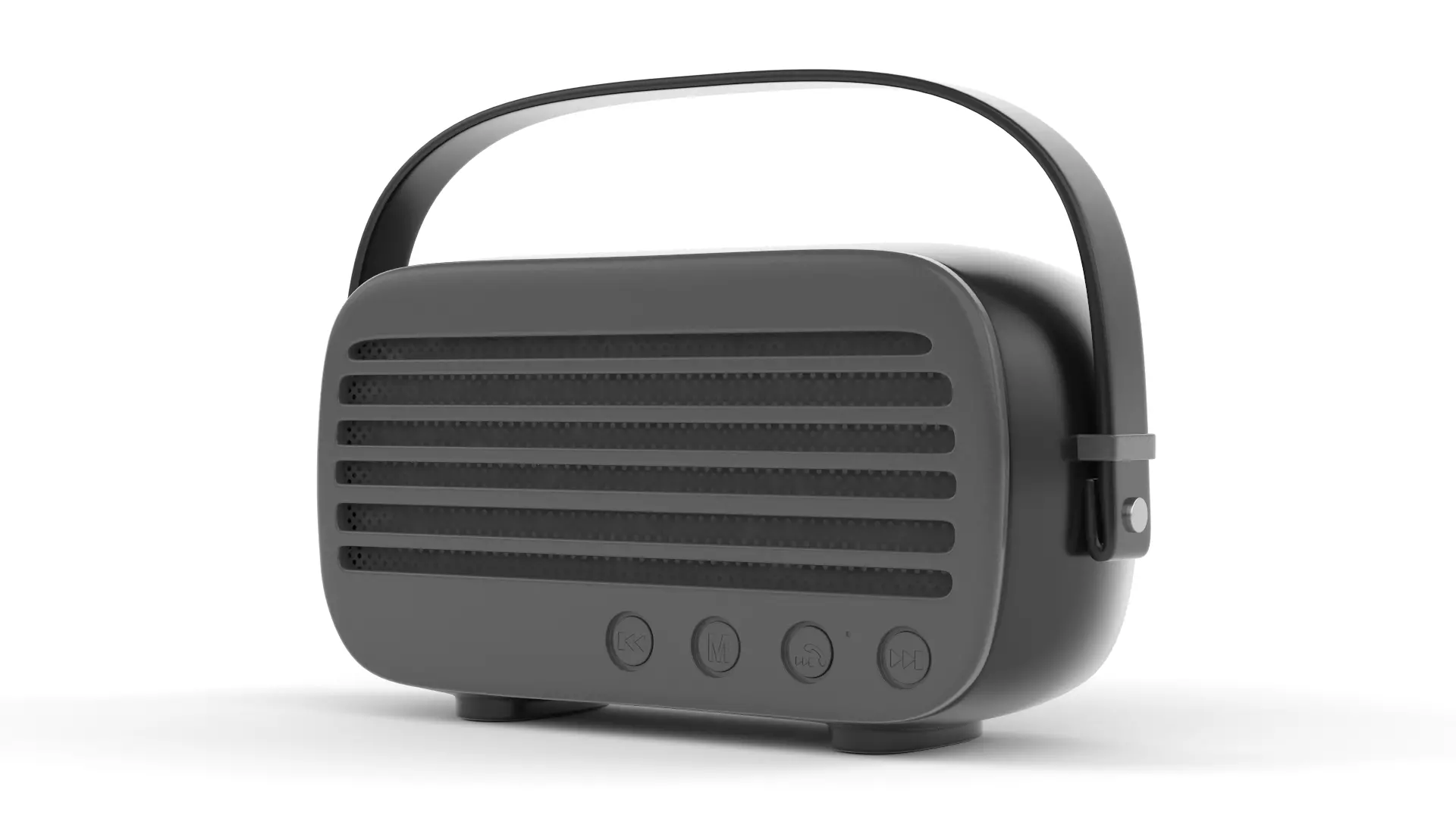 Portable Speaker 3D model_0