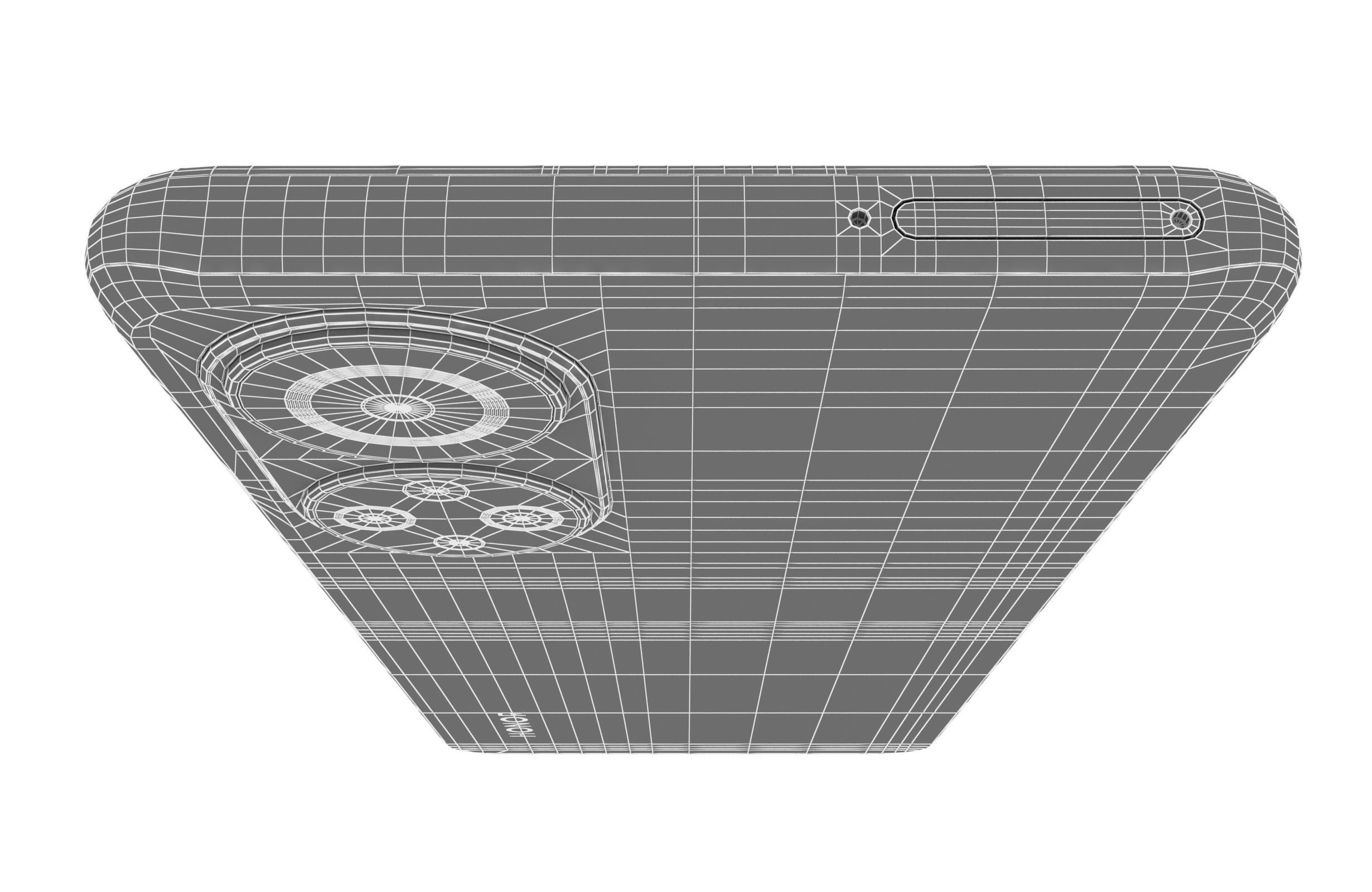 Honor X7 Black Low-poly 3D model_24