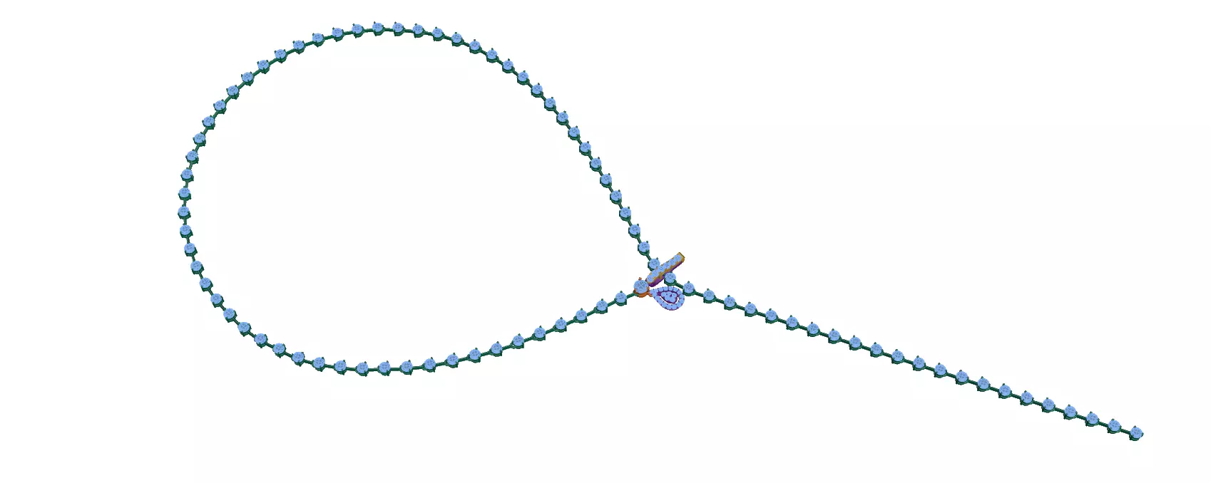 necklaces circle with light in middle 3D print model_0