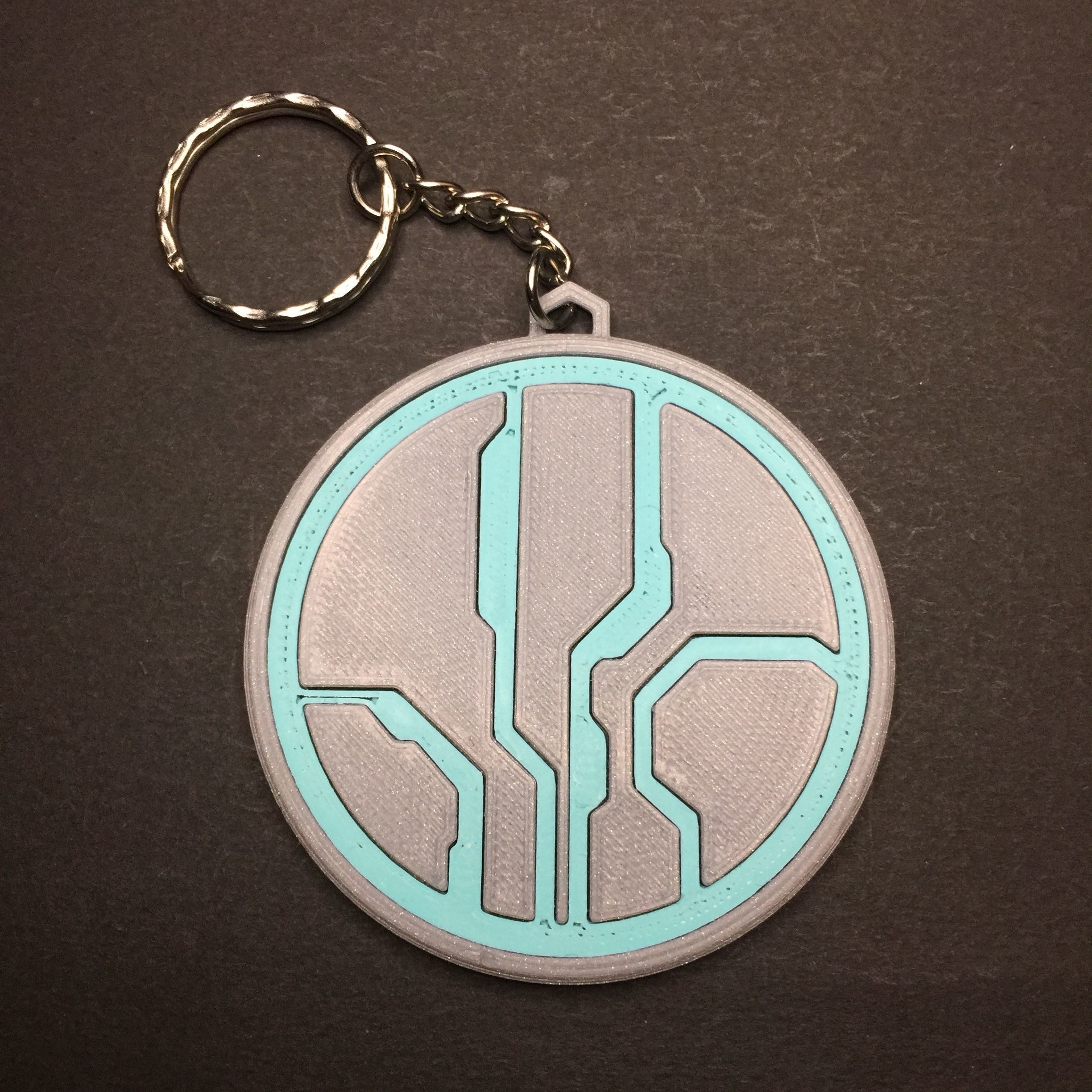 Halo Mantle of Responsibility Pendant and Presentation Box 3D print model_7