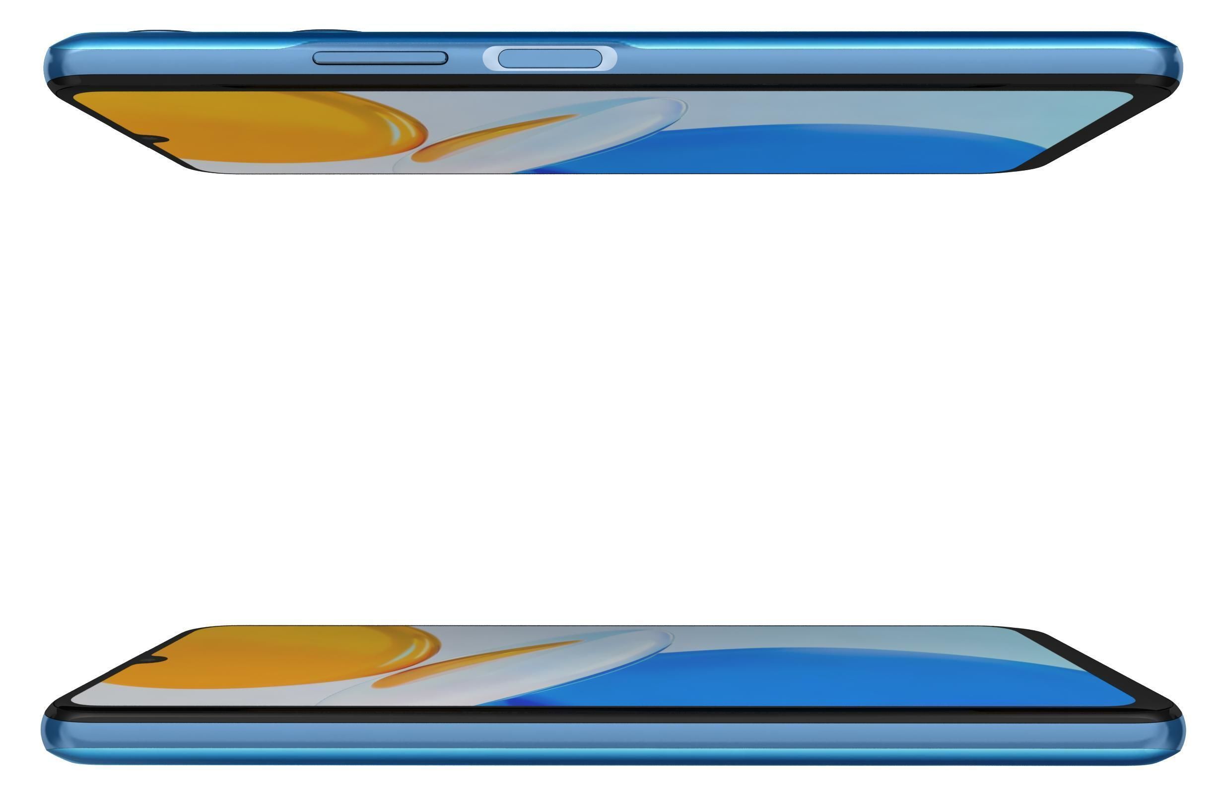 Honor X7 Blue 3D model_8