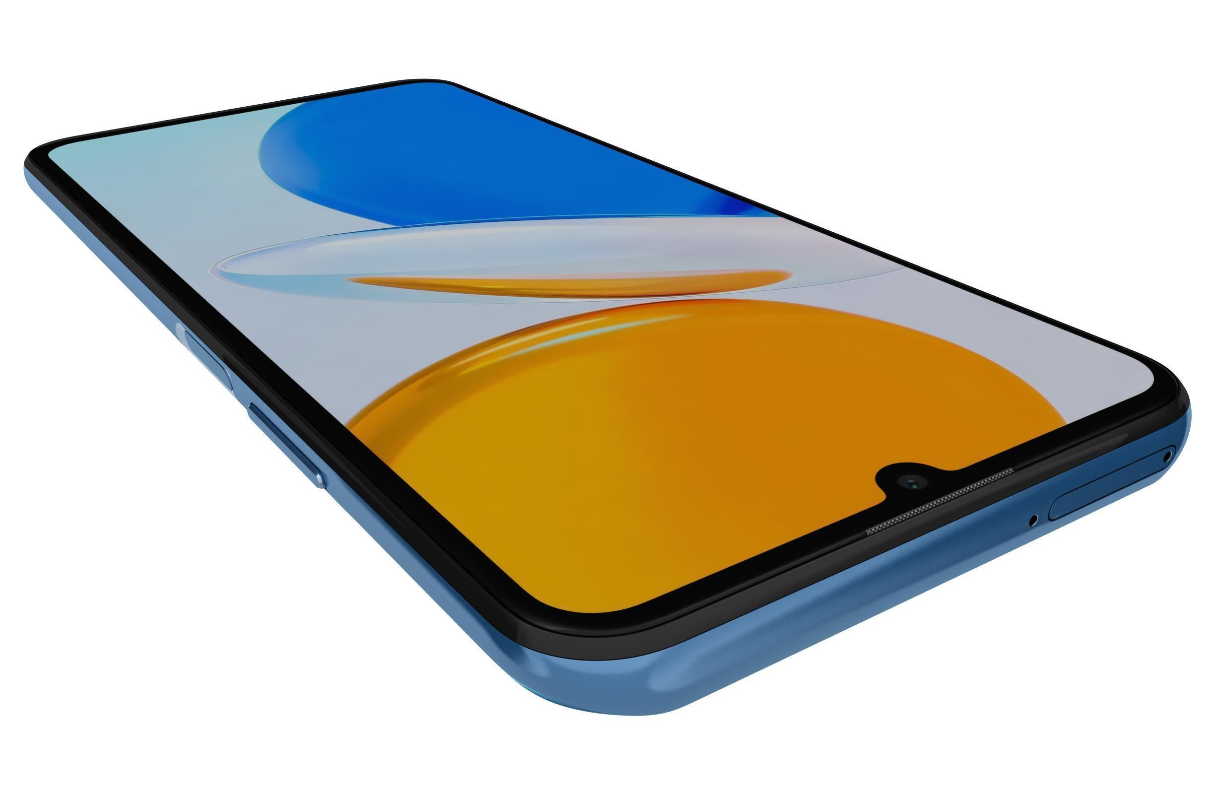 Honor X7 Blue 3D model_13