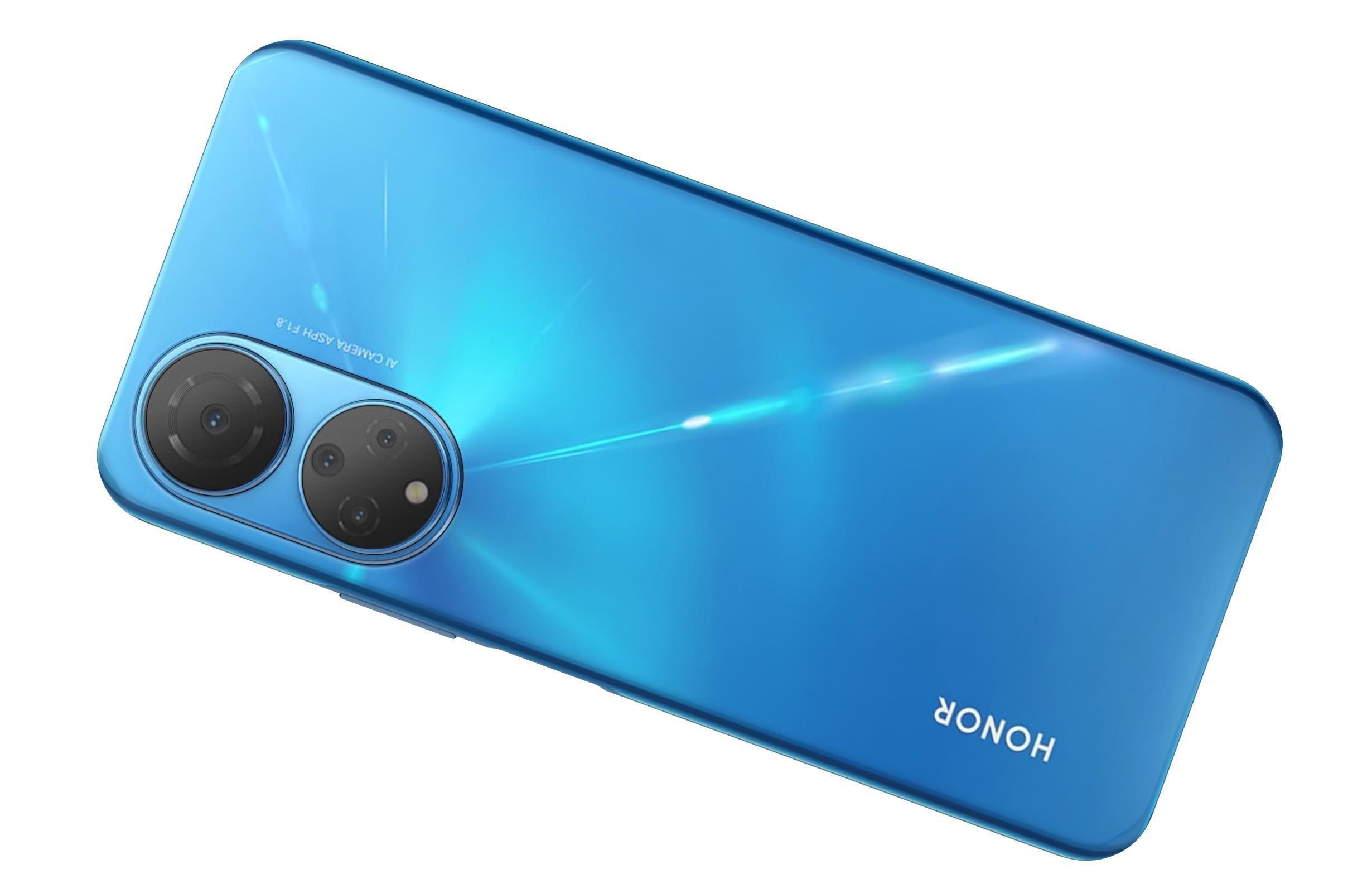 Honor X7 Blue 3D model_11