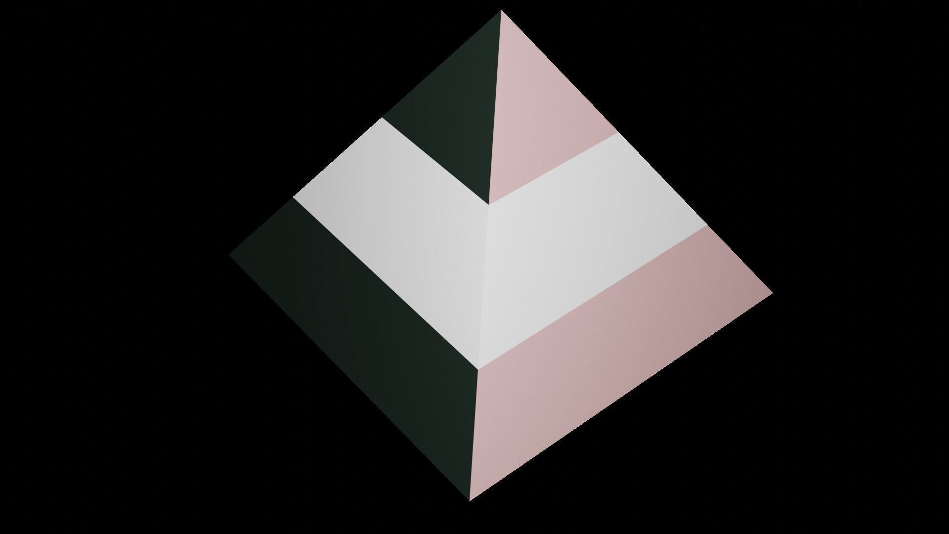 Pyramid Icon  Free low-poly 3D model_2