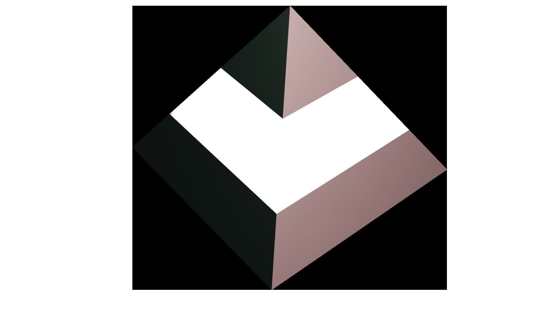 Pyramid Icon  Free low-poly 3D model_1