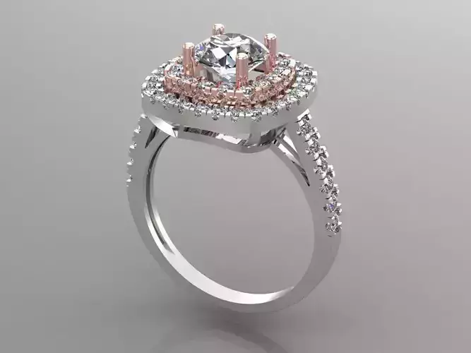 beautiful ring 3D print model