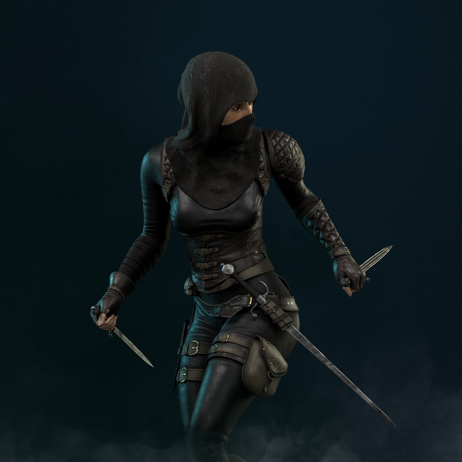 EPTA Medieval and Fantasy Character Pack Vol 1 Low-poly 3D model_20