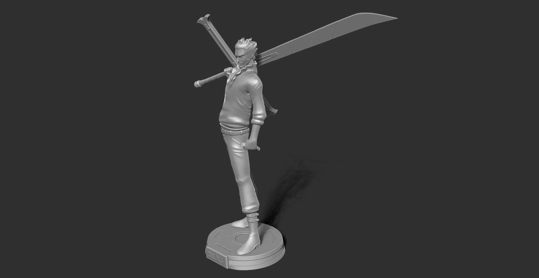 Dracule Mihawk - One Piece Fanart 3D print model_20