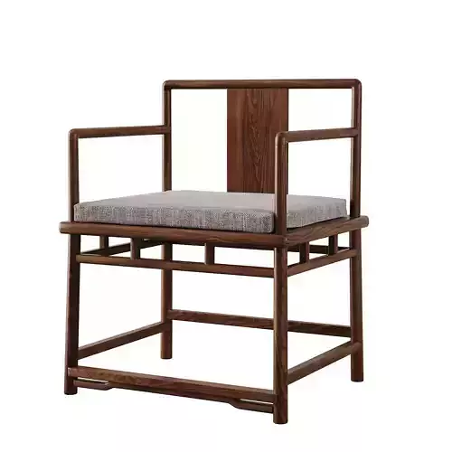 Chinese Dining Chair id 186 3D model