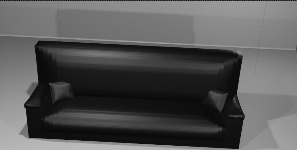 modern sofa 3D model_1