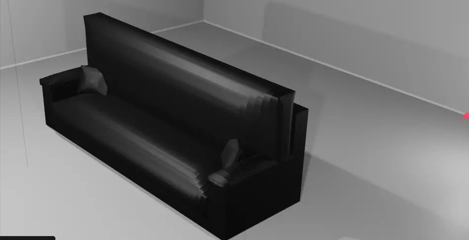 modern sofa 3D model_0