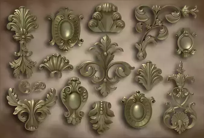 Ornamental Vol 05 3D model