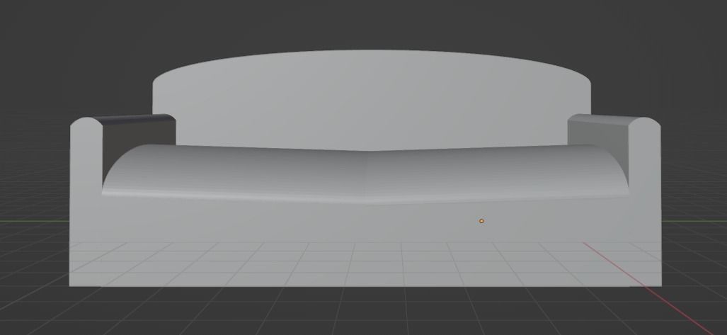 7 seater sofa set with table 3D model_2