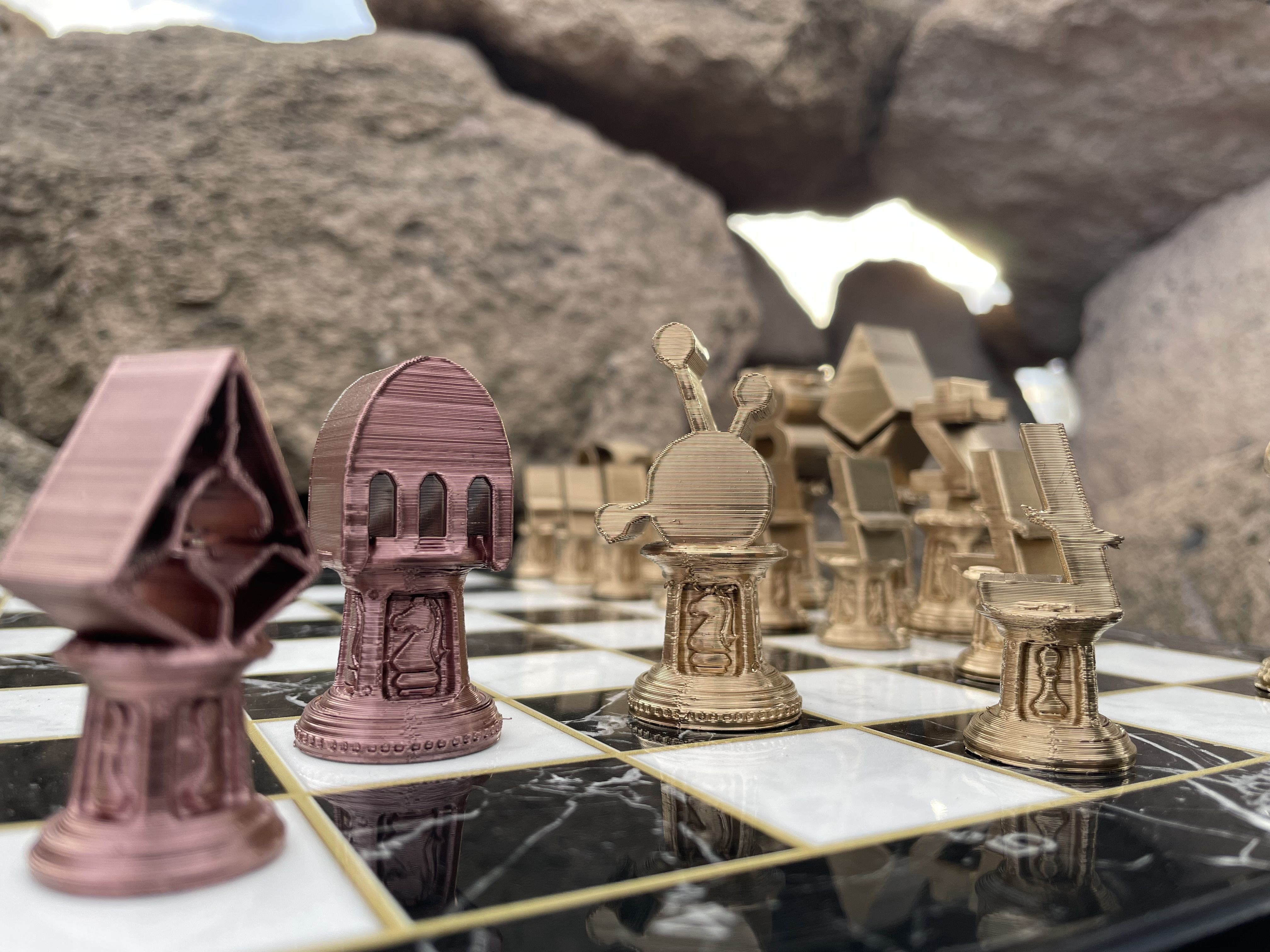Crypto Money Logos Chess Set 3D print model_5