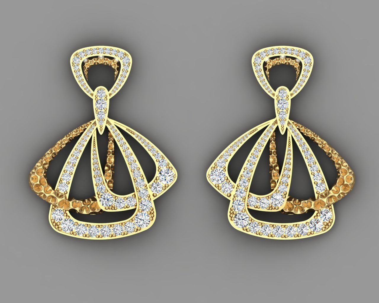 Earring 07 3D print model_2