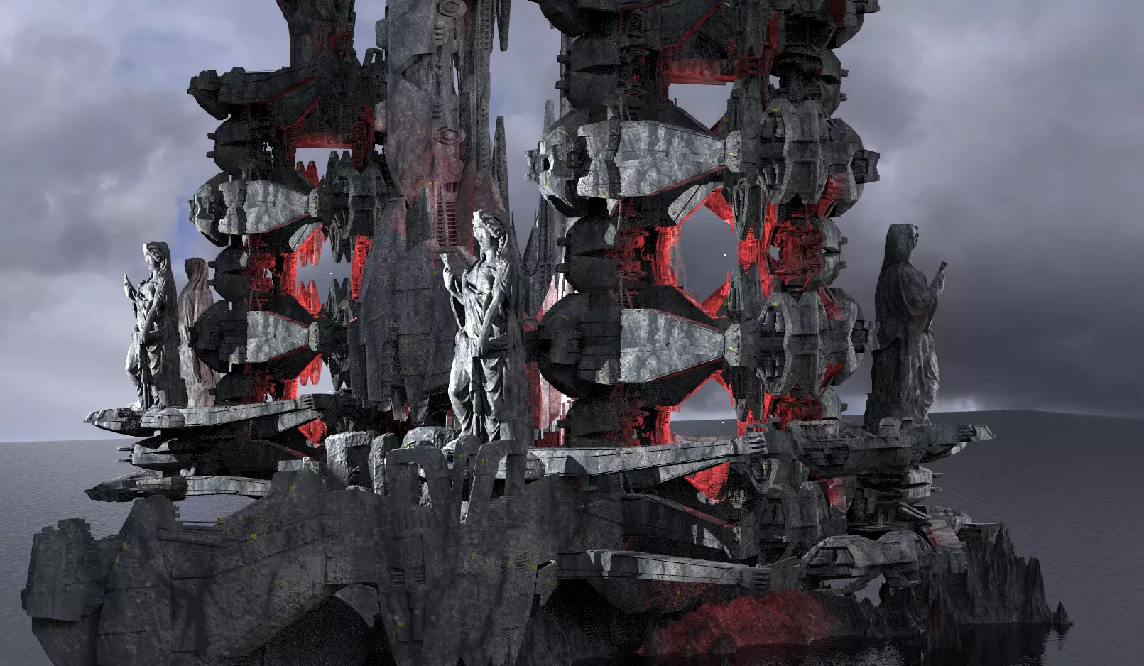 Alien Towers Dimensions 2  3D model_0