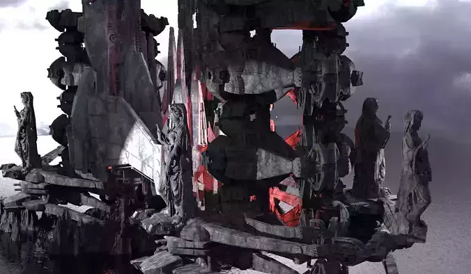 Alien Towers Dimensions Kit bash 3