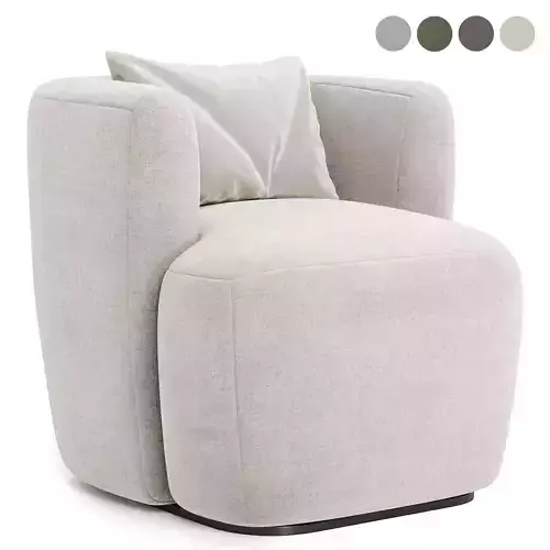 Fauteuil in bouclette Nidou armchair