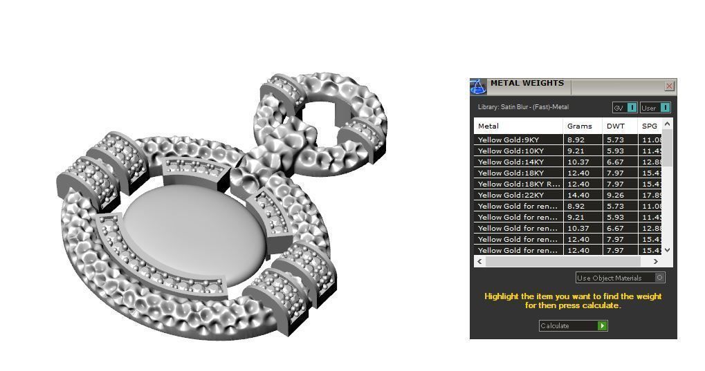 Earring 08 3D print model_5