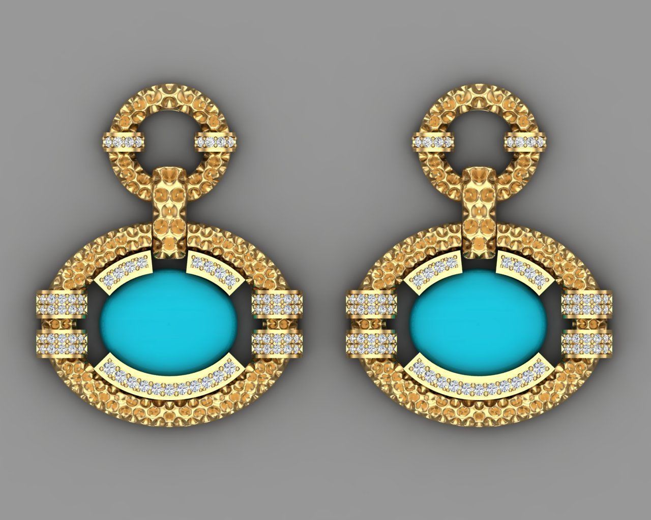 Earring 08 3D print model_2