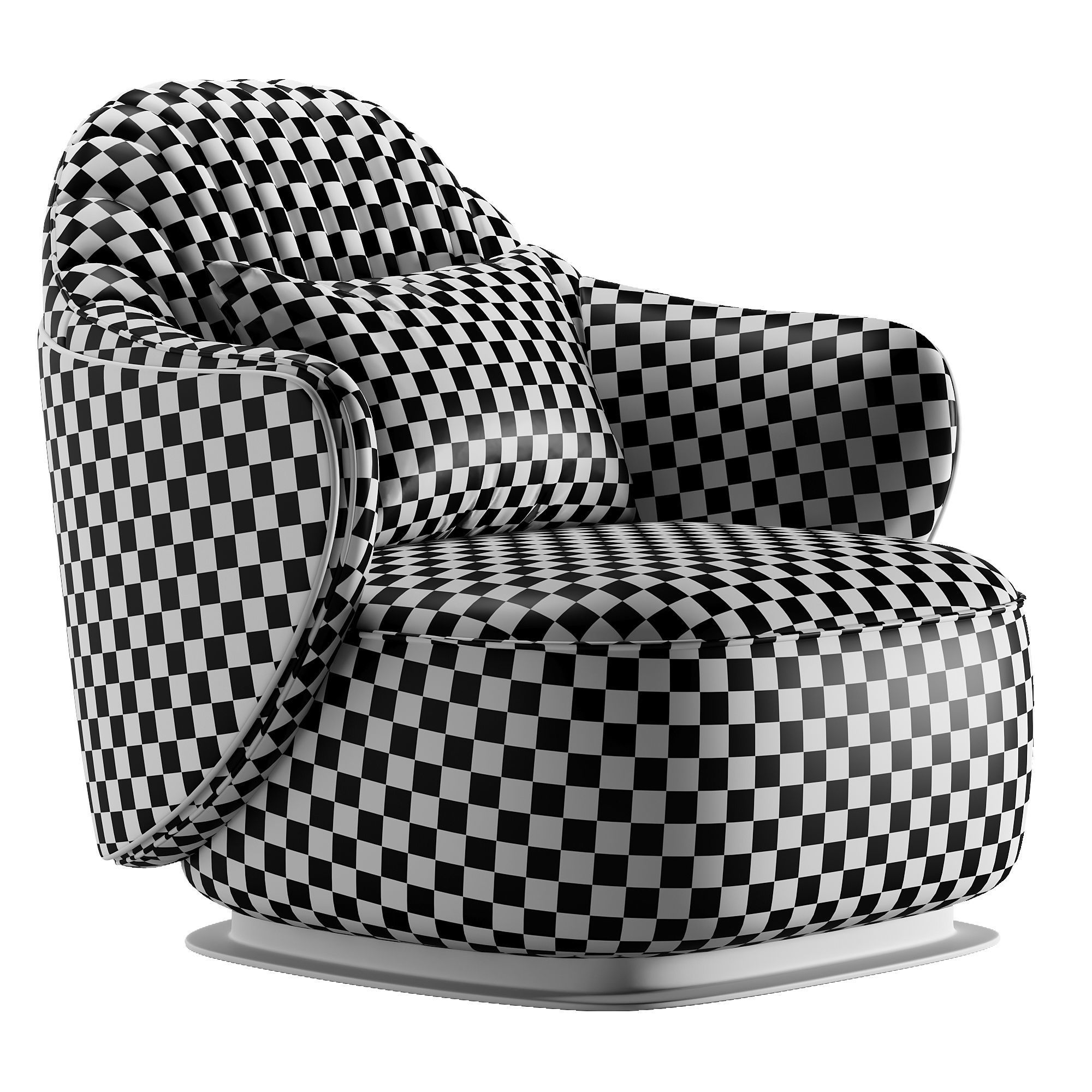 ADELE chair Low-poly 3D model_3