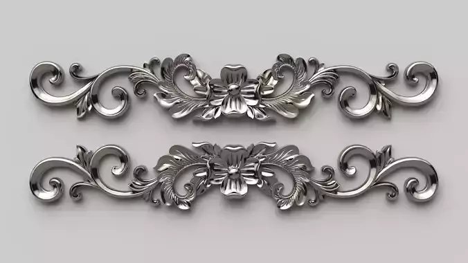 CNC Item 5 Sculpted Ornament Pack Vol 4 3D print model