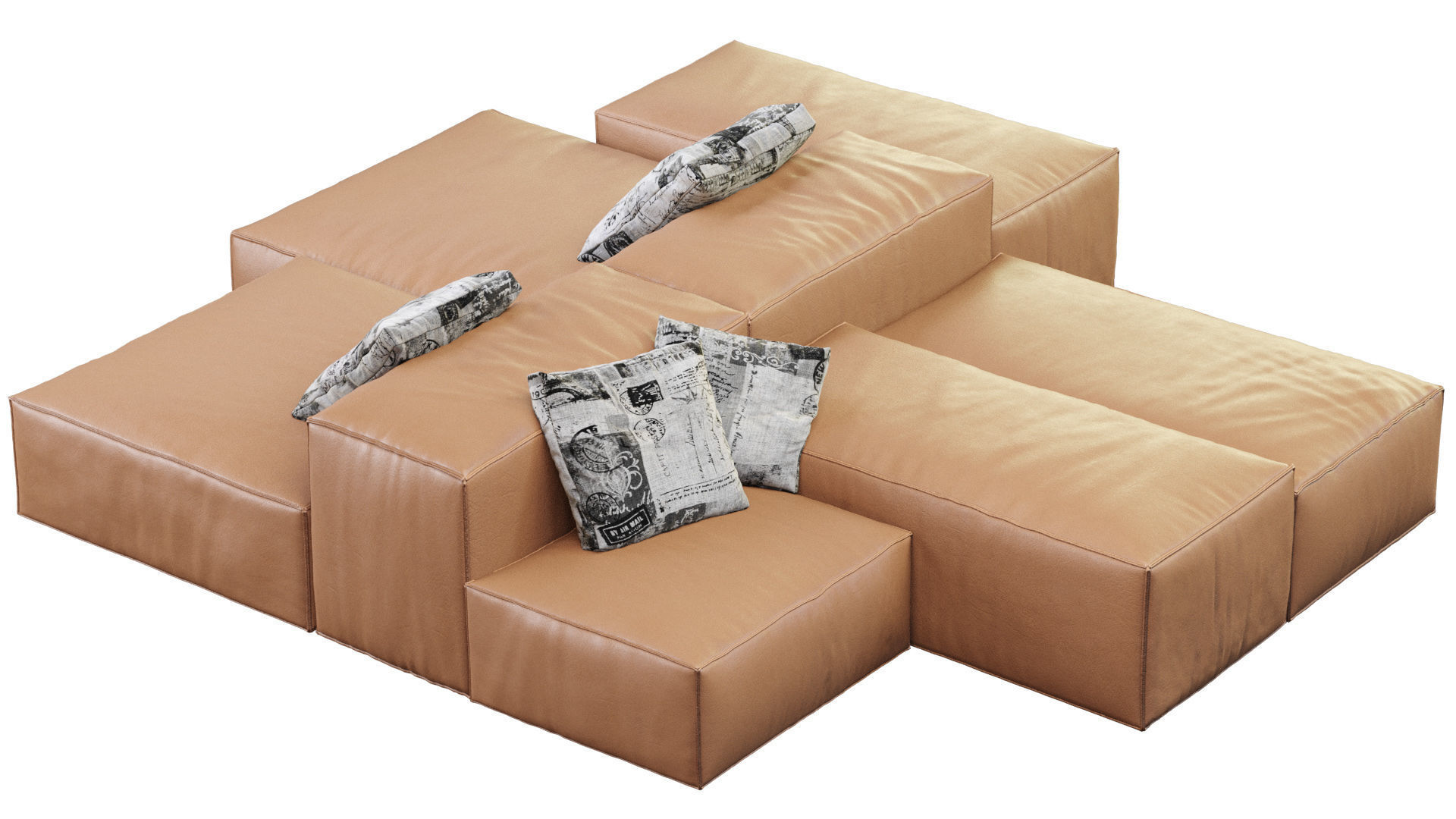 Sofa Extrasoft By Living Divani 3D model_19