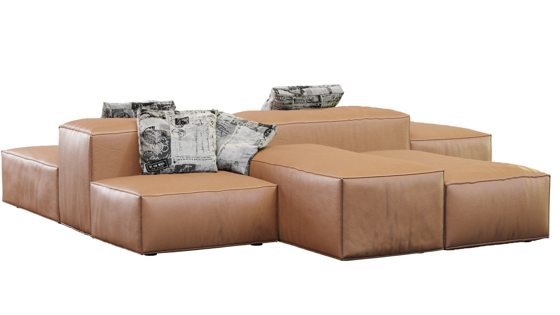 Sofa Extrasoft By Living Divani 3D model_2