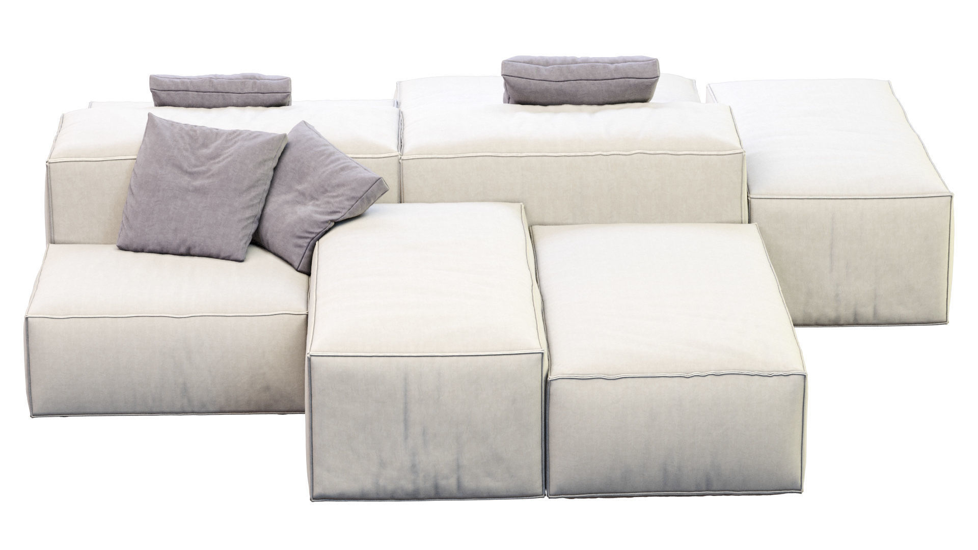 Sofa Extrasoft By Living Divani 3D model_6