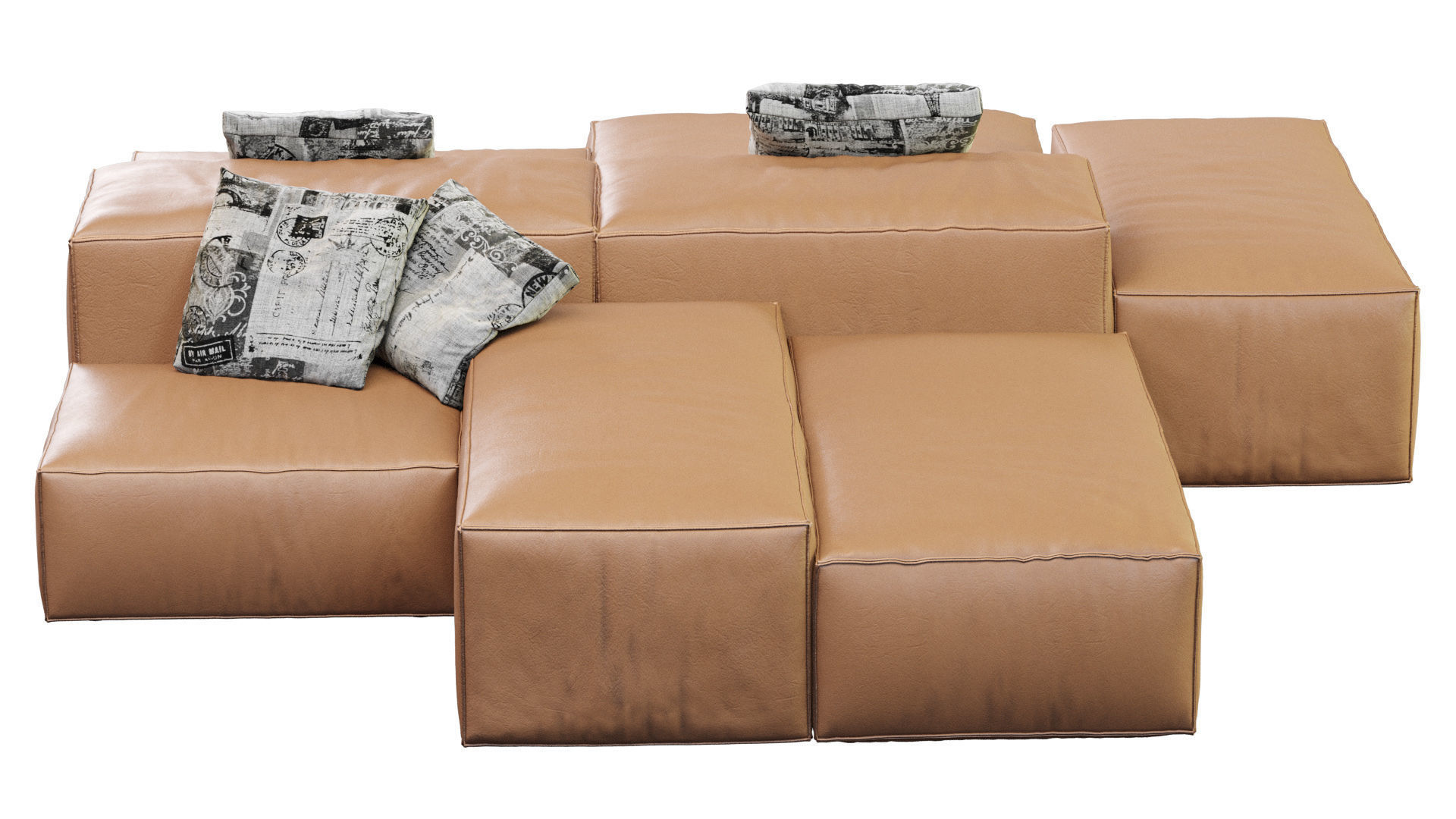 Sofa Extrasoft By Living Divani 3D model_18