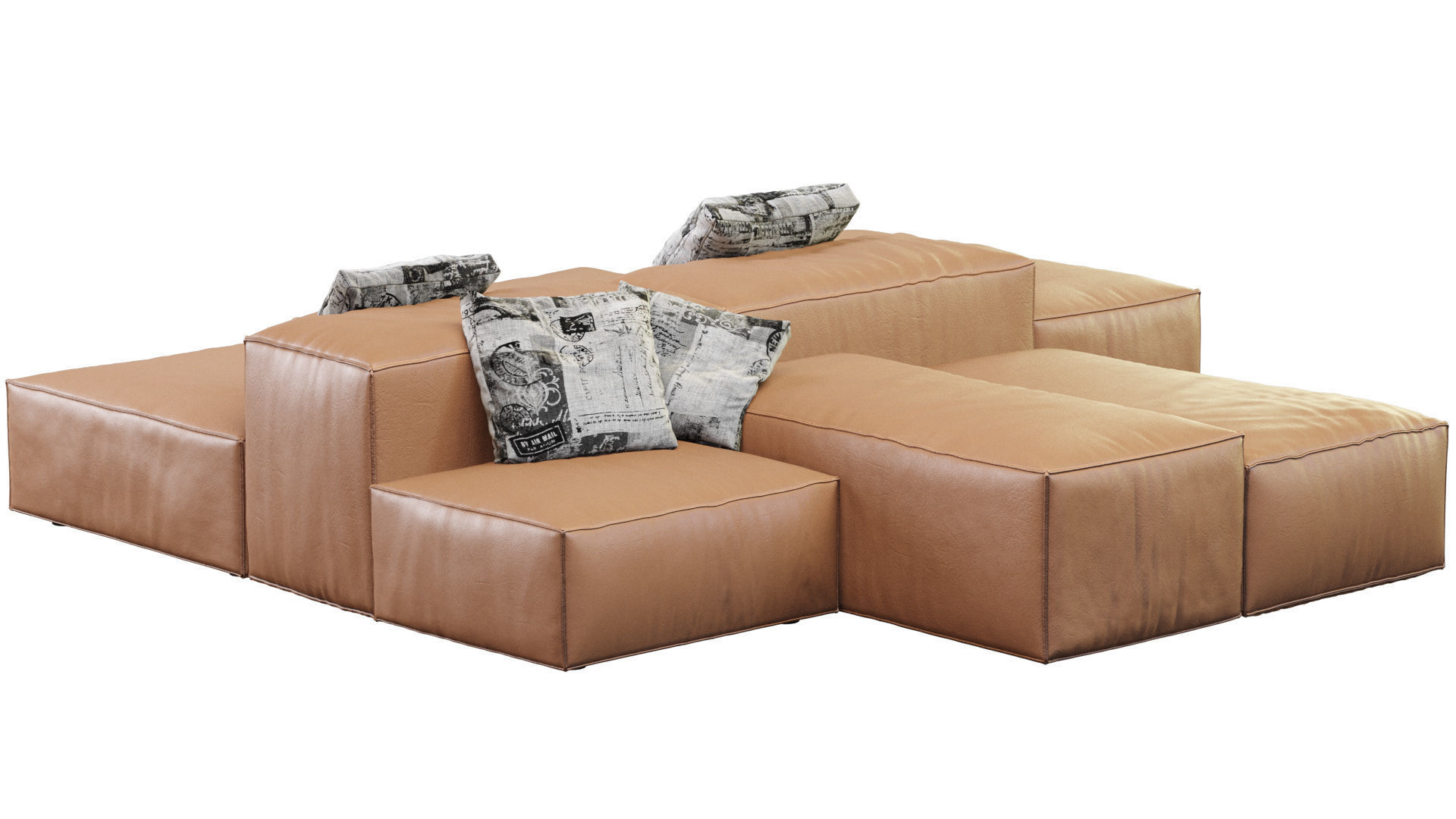 Sofa Extrasoft By Living Divani 3D model_12